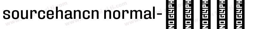 sourcehancn normal字体转换